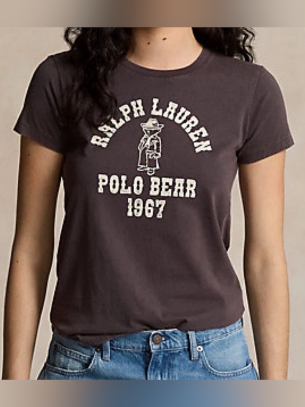 Polo Ralph Lauren Cotton Jersey Western Bear Tee T-Shirt